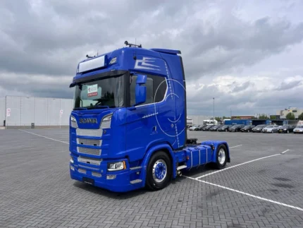 Scania S580 full air, retarder,stand airco, E6
