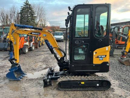 SANY SY18C – Mini-Pelle sur Chenilles 1,9 Tonne – Neuve – Année 2024 – Moteur Yanmar 20 CV